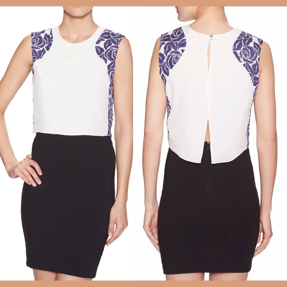 NWT Elizabeth and James Top Silk Crop Shirt